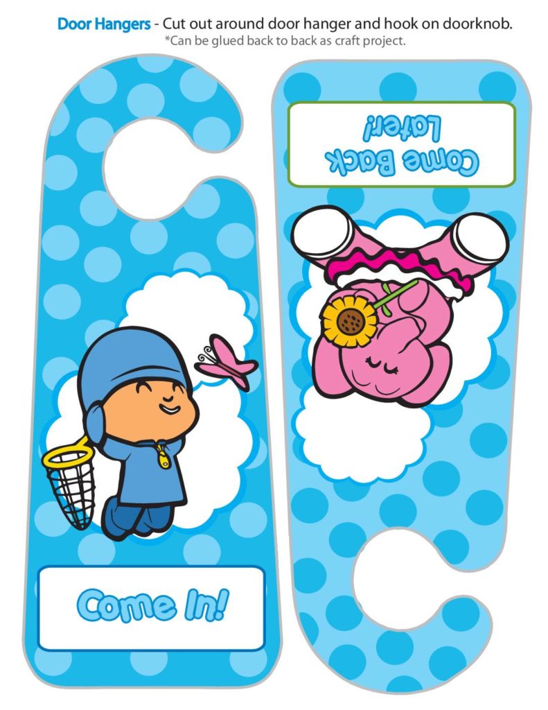 Door Hanger Pocoyo  pdf