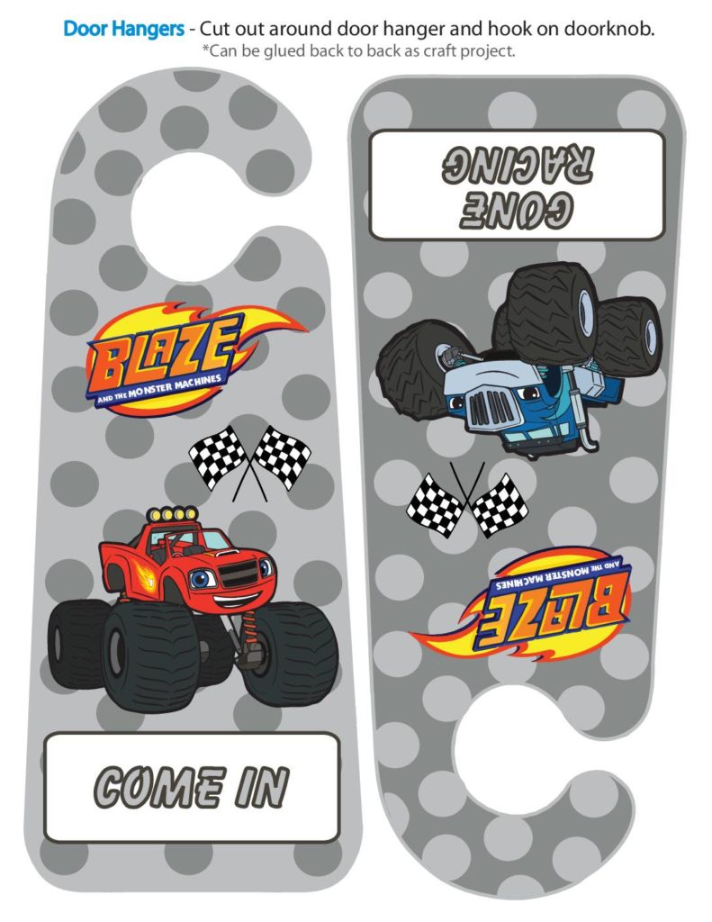 Door hanger Blaze  pdf