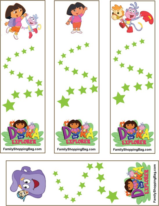 Dora Bookmarks Bookmarks