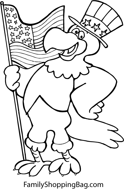 Eagle Color Page Coloring Pages