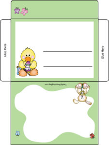 Easter Duck Mail Envelope