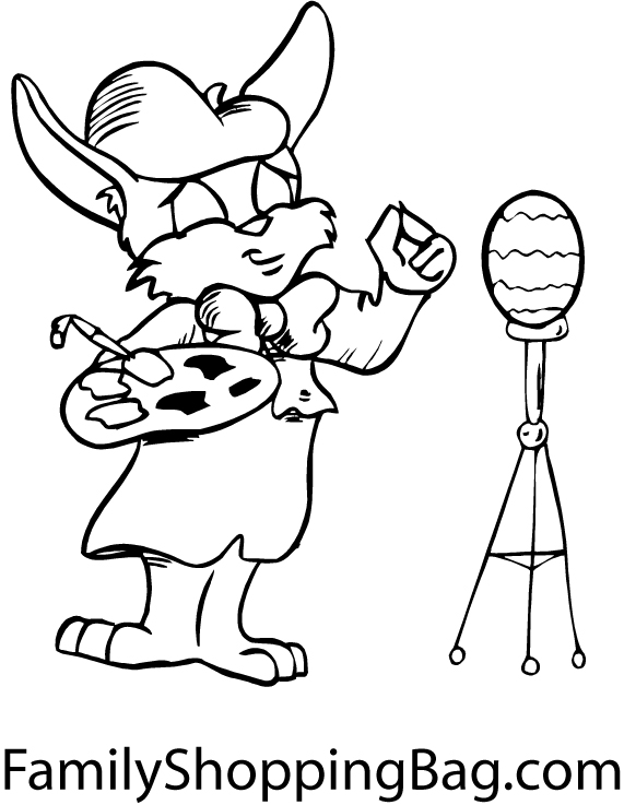 Egg Painter Color Page Coloring Pages