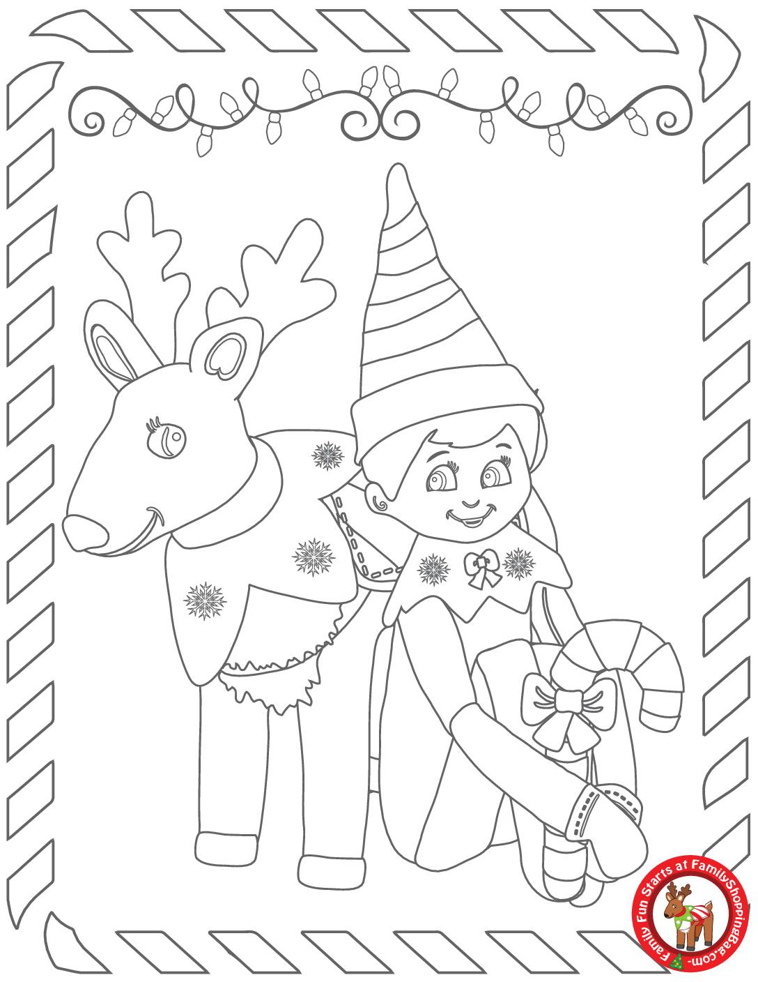 Elf coloring page 2 Coloring Pages
