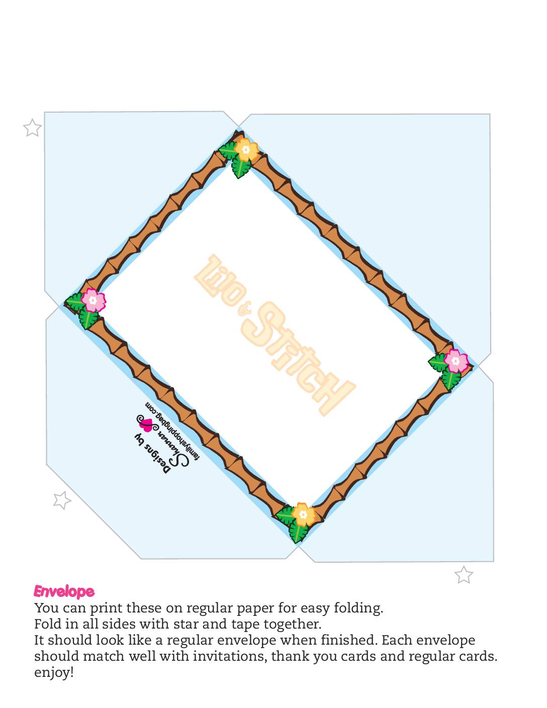 EnvelopeLilo and Stitch  pdf