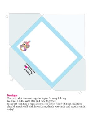 Envelope Bluey  pdf