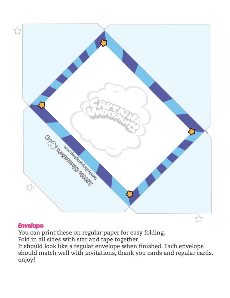 Envelope Captain Underpants  pdf