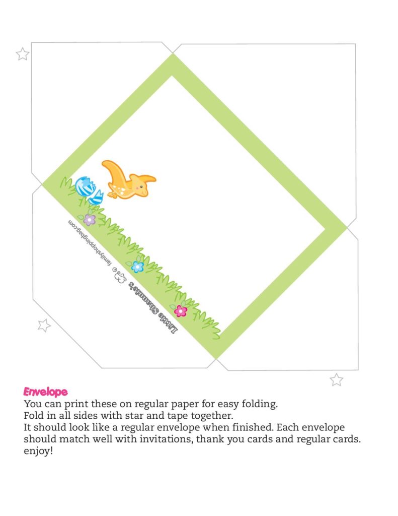 Envelope Dinosaur  pdf