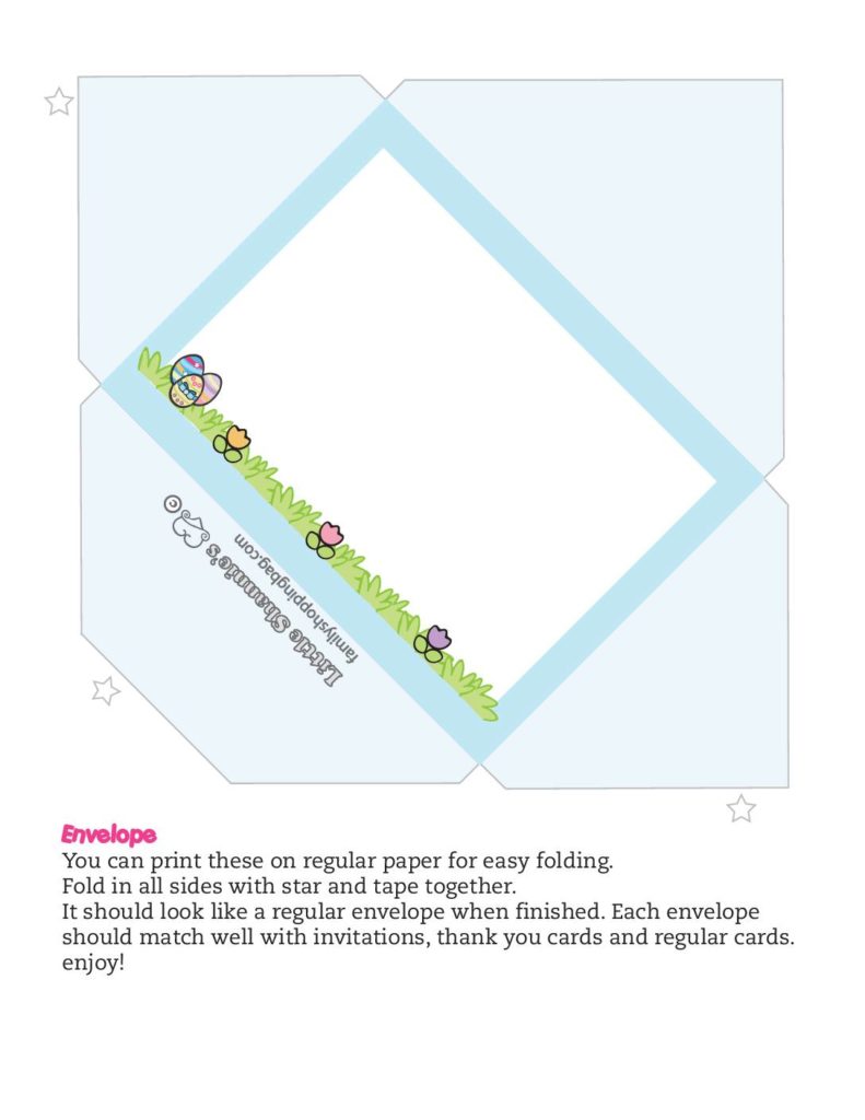 Envelope Easter  pdf
