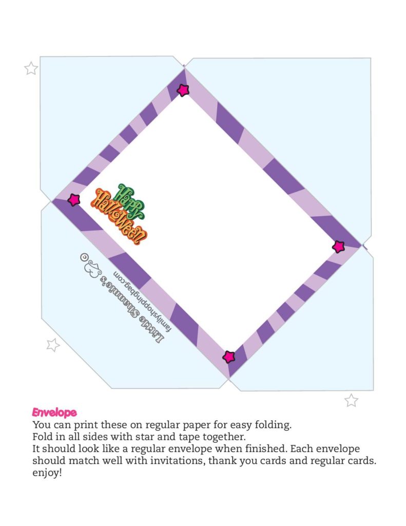 Envelope Halloween  pdf