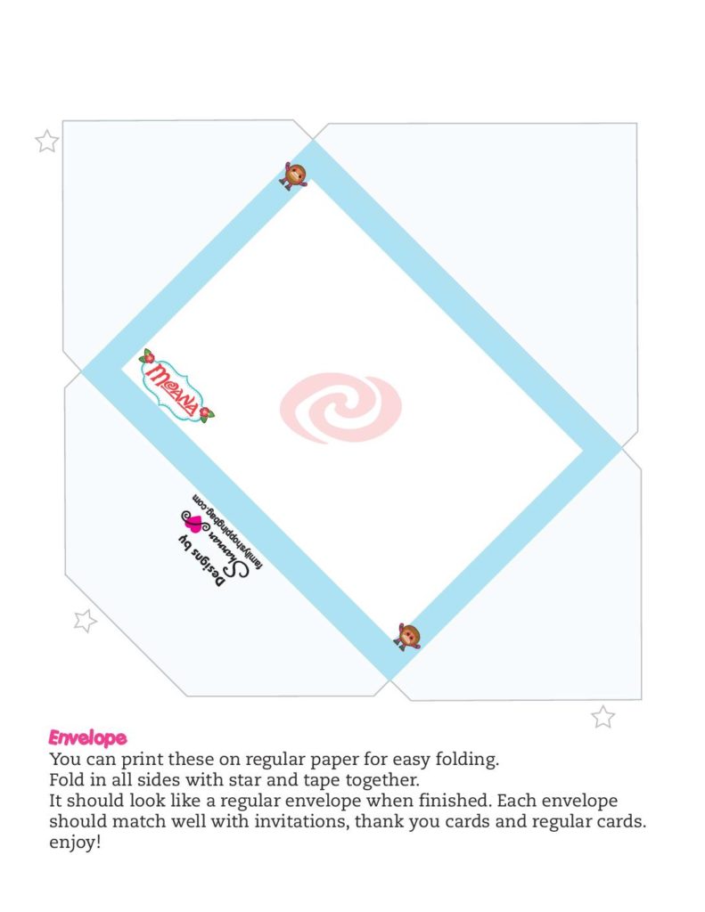 Envelope Moana  pdf