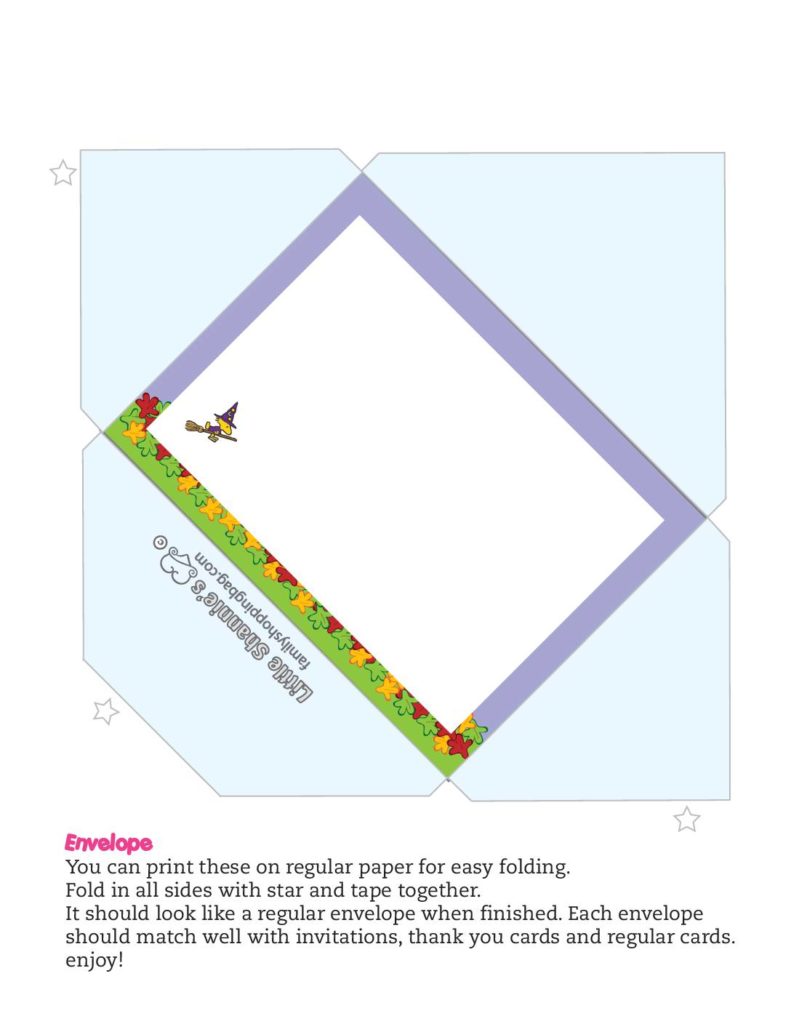 Envelope Peanuts Halloween  pdf