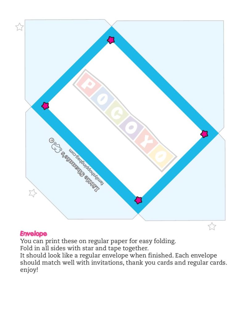 Envelope Pocoyo  pdf