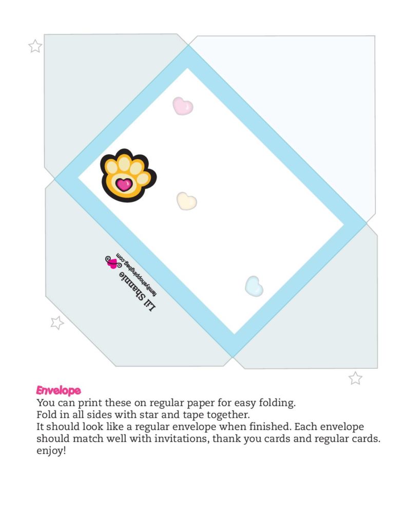 Envelope Valentine Pups and Kittens  pdf