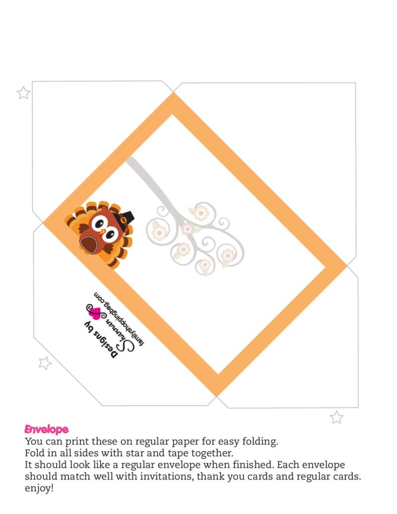 Envelopes Thanksgiving  pdf