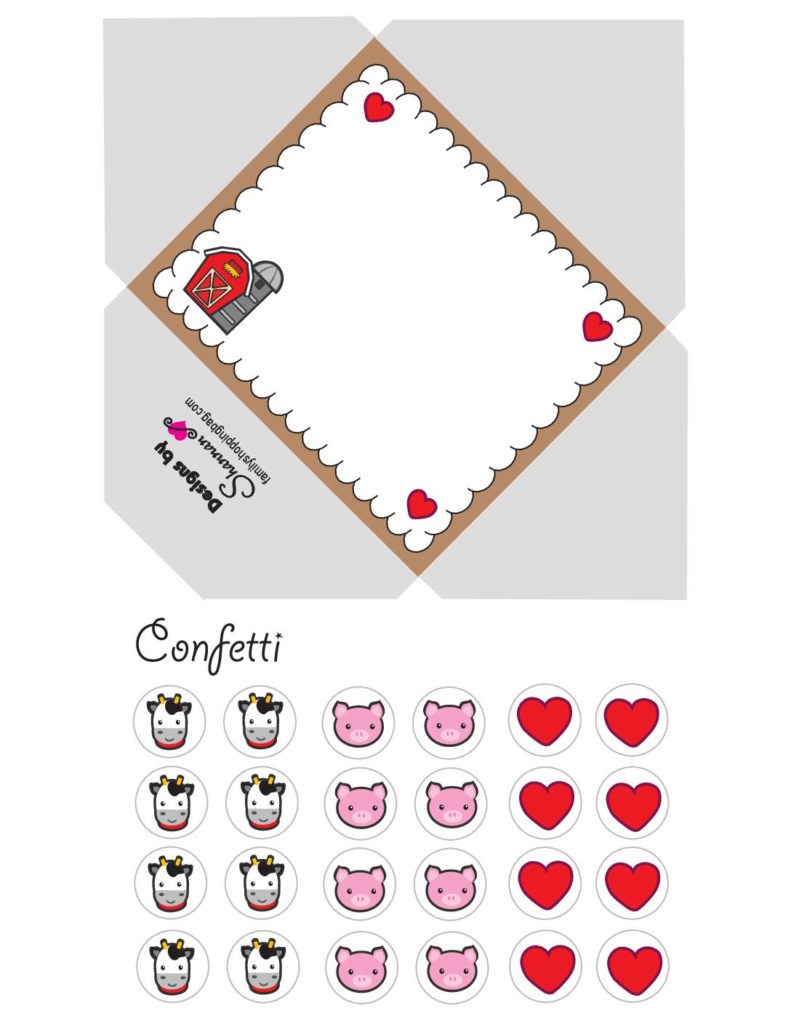 Farm Envelope Valentines  pdf