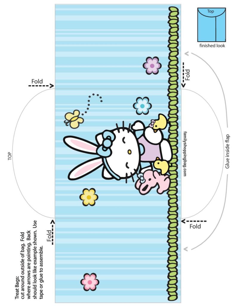 Favor Bag Easter  pdf