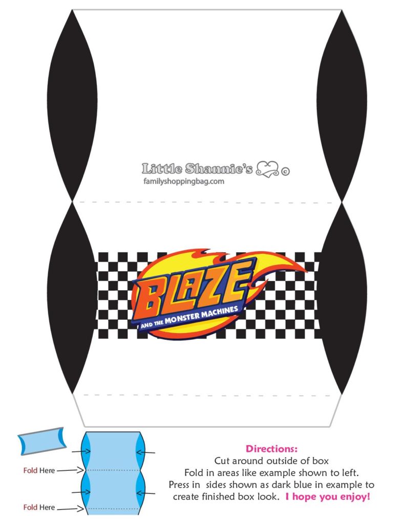 Favor Box  Blaze  pdf