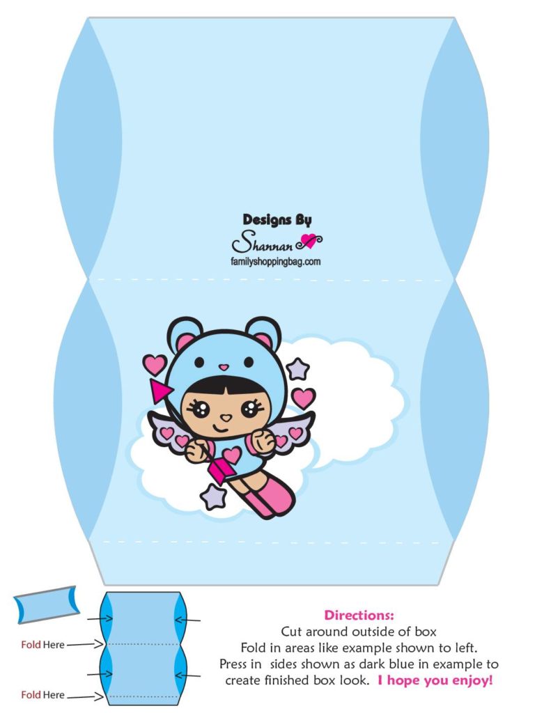 Favor Box  Valentine Shannies  pdf