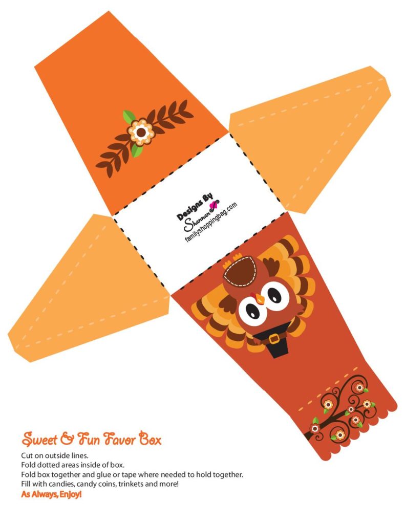 Favor Box  Thanksgiving  pdf