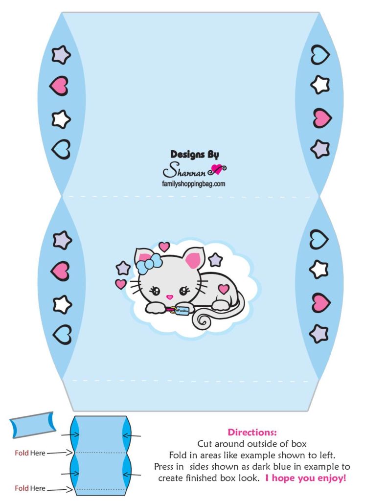 Favor Box  Valentine Shannies  pdf