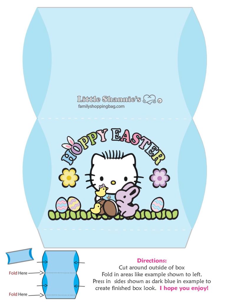 Favor Box  Easter   pdf
