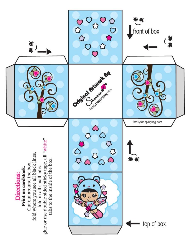 Favor Box  Valentine Shannies  pdf
