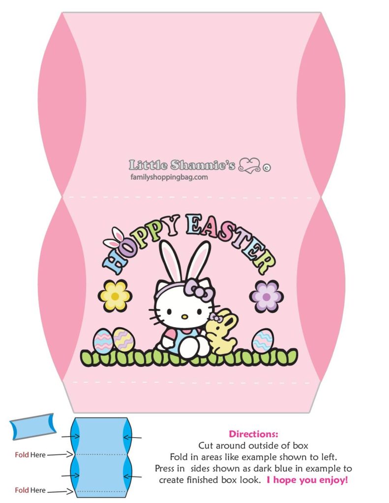 Favor Box  Easter   pdf