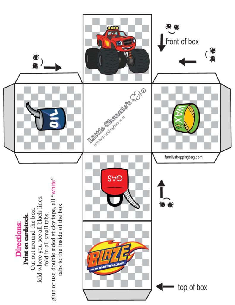 Favor Box Blaze  pdf