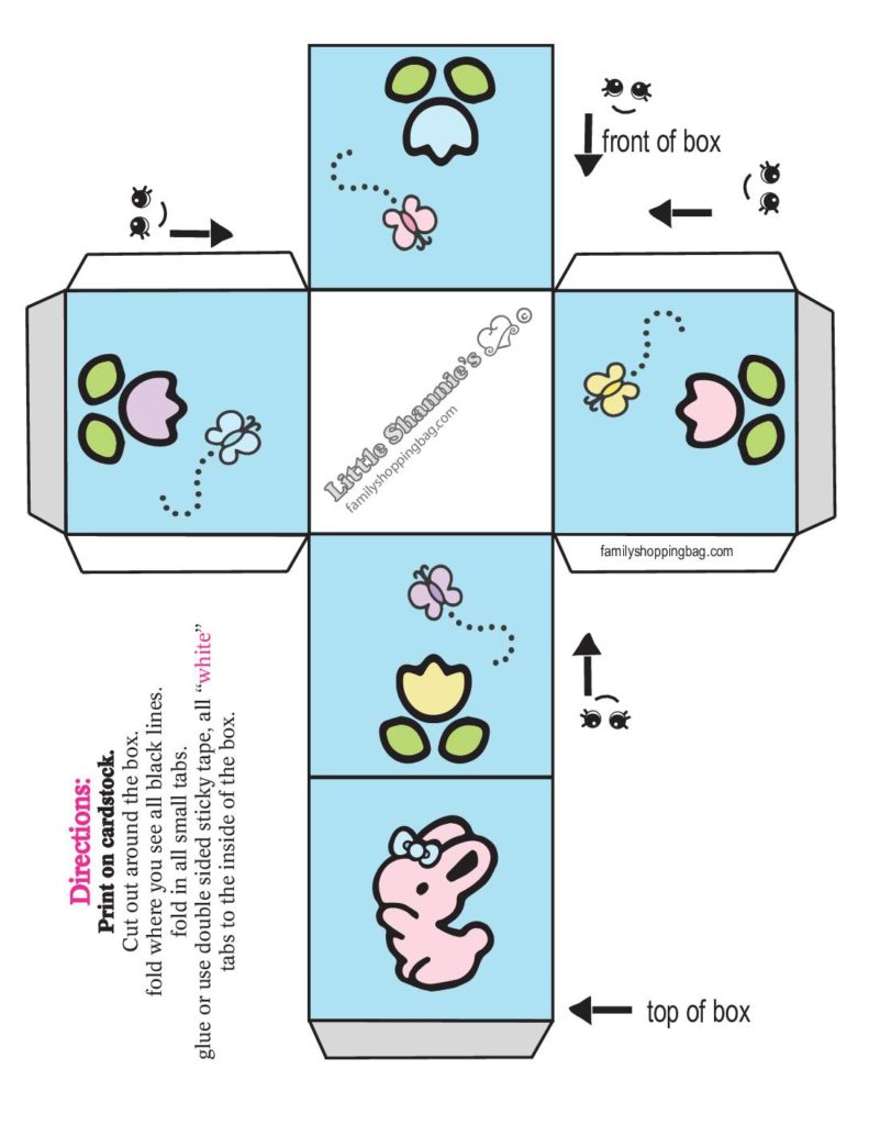 Favor Box Easter  pdf