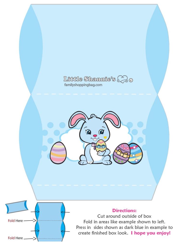 Favor Box Easter  pdf