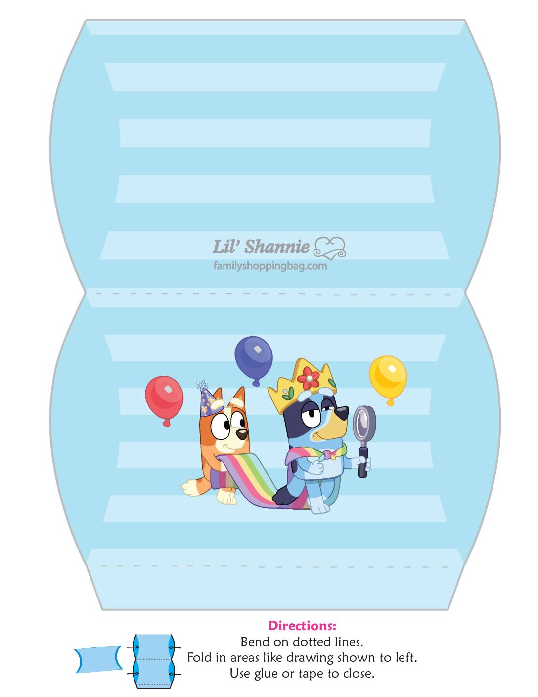 Favor Box Med Bluey  pdf