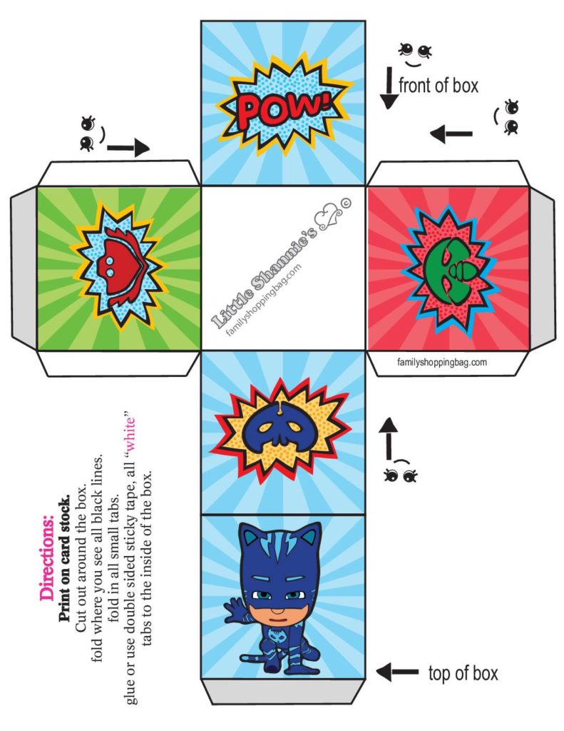 Favor Box PC Masks  pdf