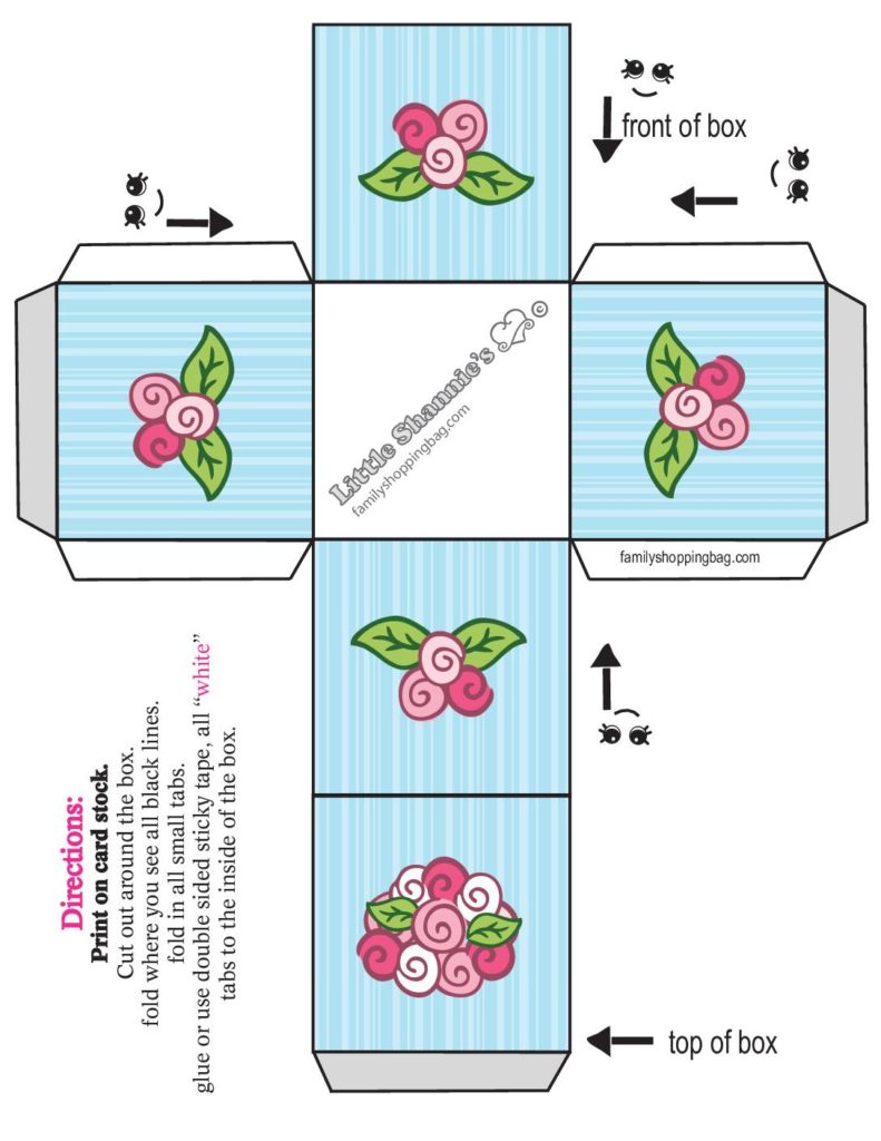 Favor Box Small  pdf