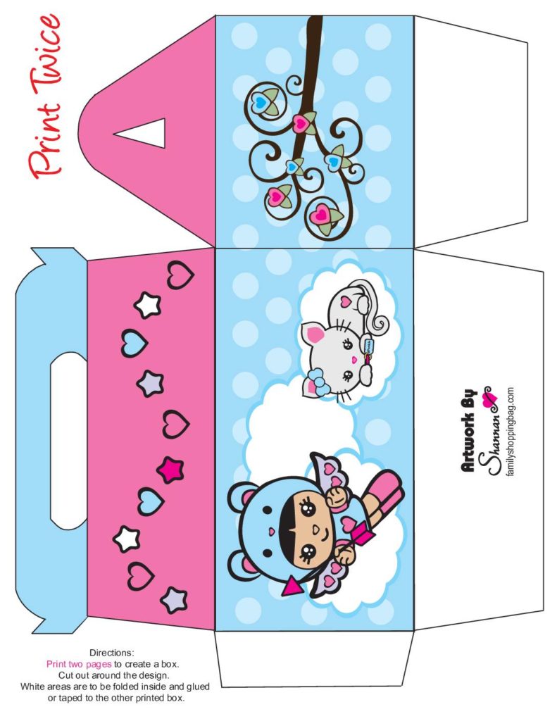 Favor Box Valentine Shannies  pdf