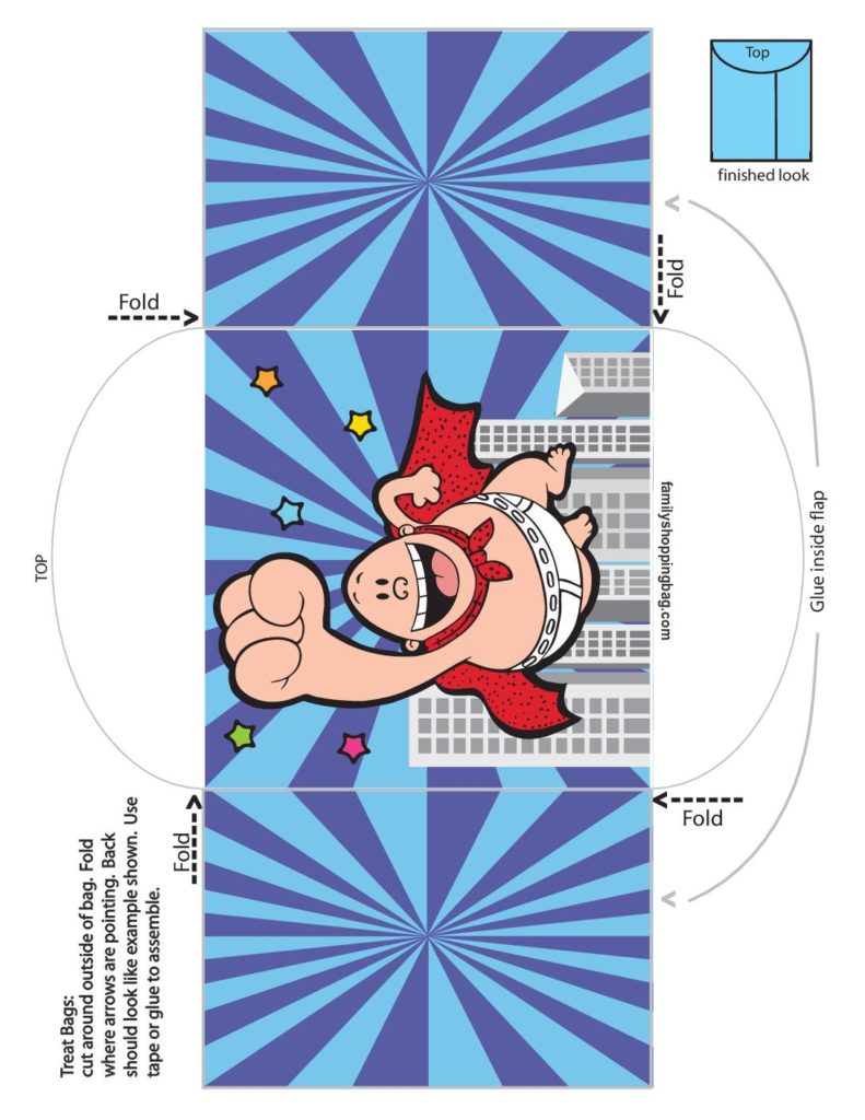 Favor Envelope Captain Underpants  pdf
