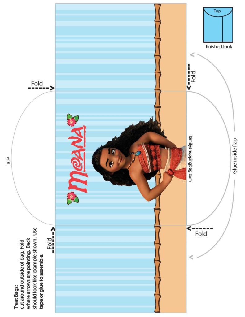 Favor Envelope Moana  pdf