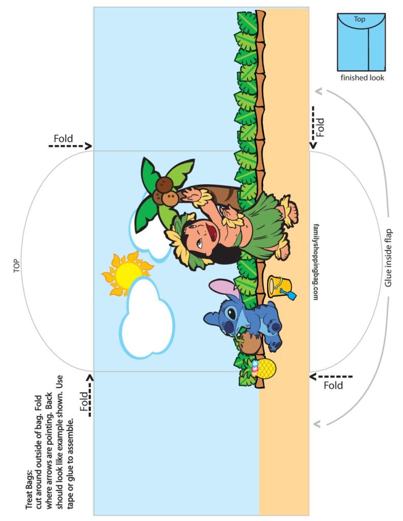 Favor Pouch Lilo and Stitch  pdf