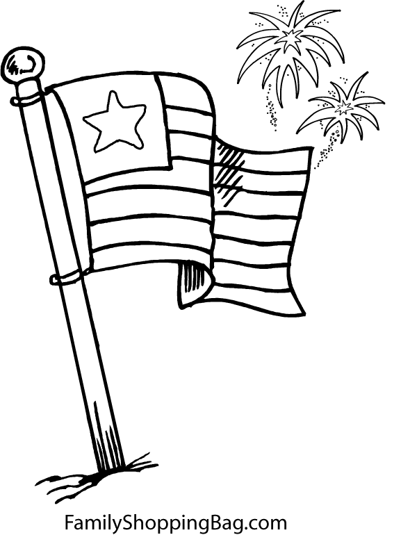 Flag Color Page Coloring Pages