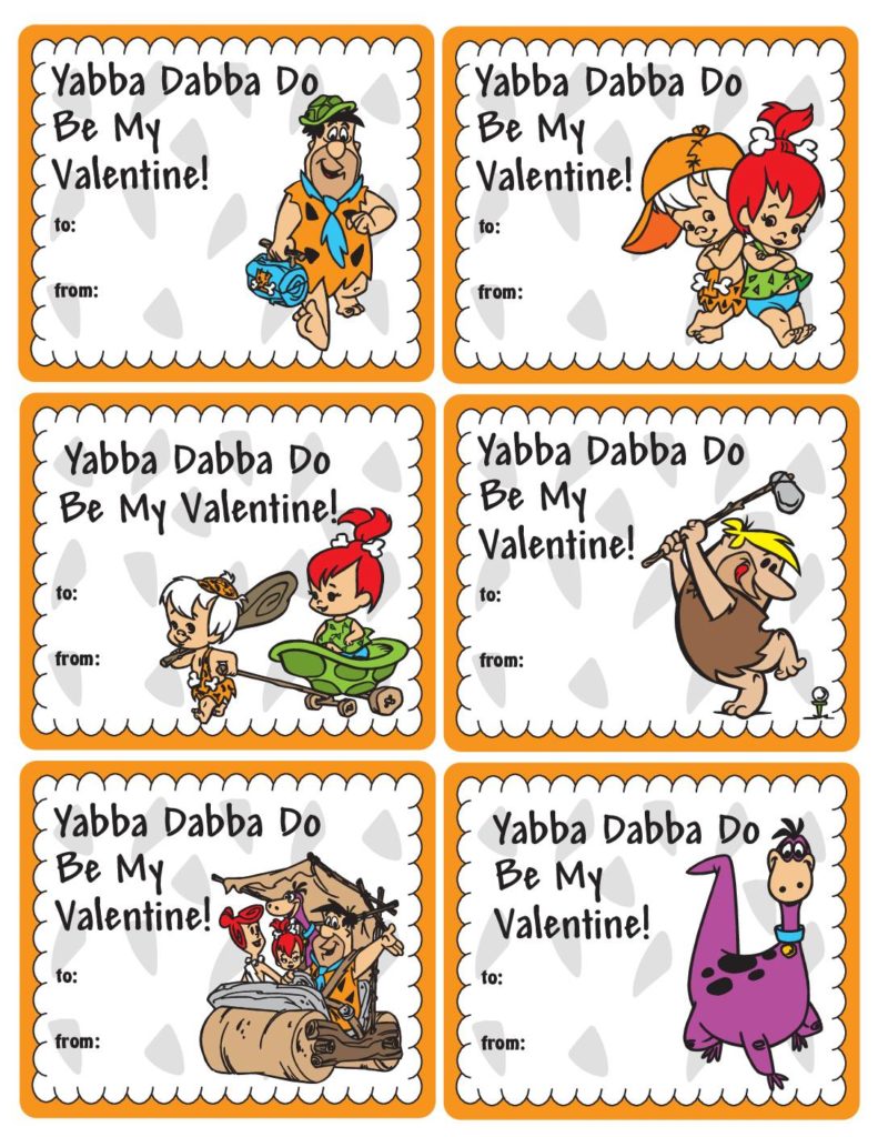 Flinstone Valentines  pdf