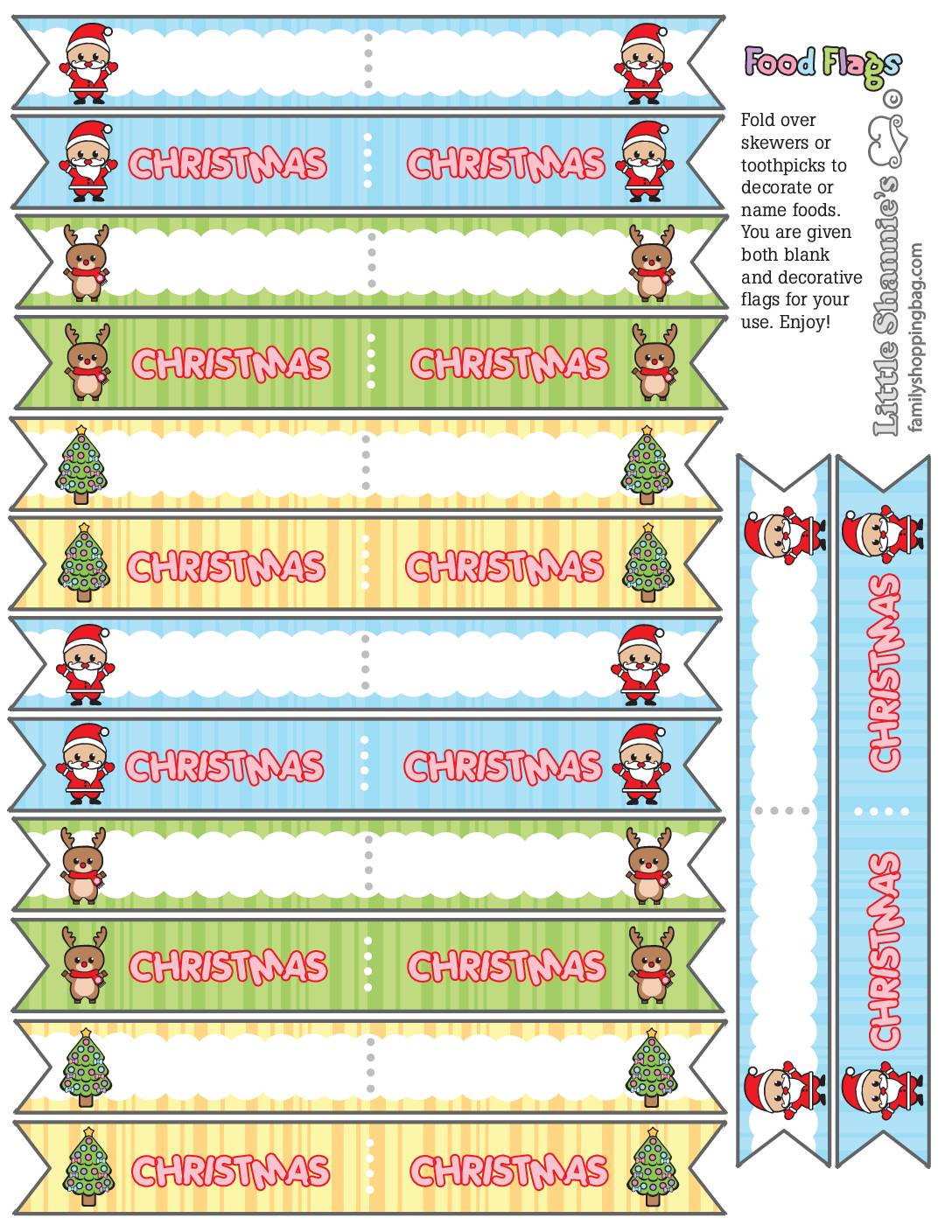 Food Flags Christmas  pdf