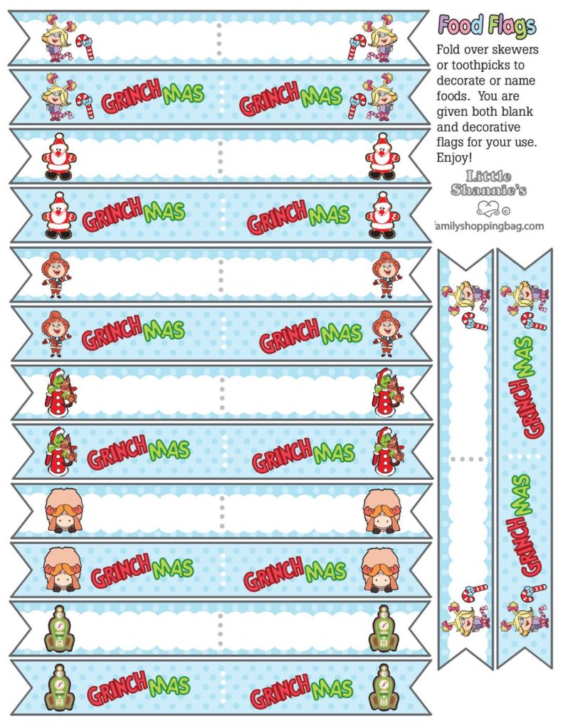 Food Flags Grinch  pdf