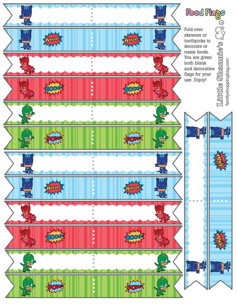 Food Flags PC Masks  pdf