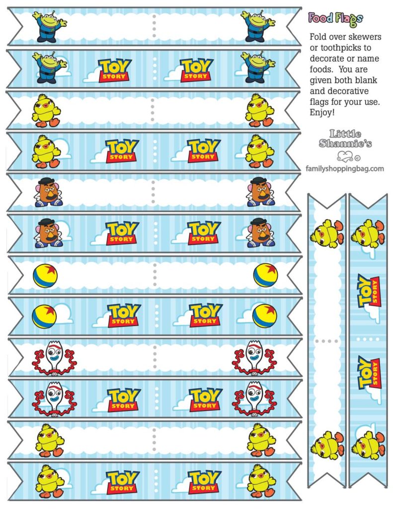 Food Flags Toy Story  pdf