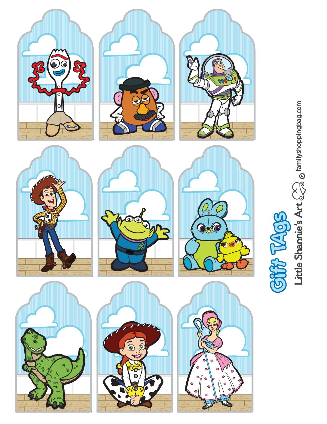 GiftTags Toy Story  pdf