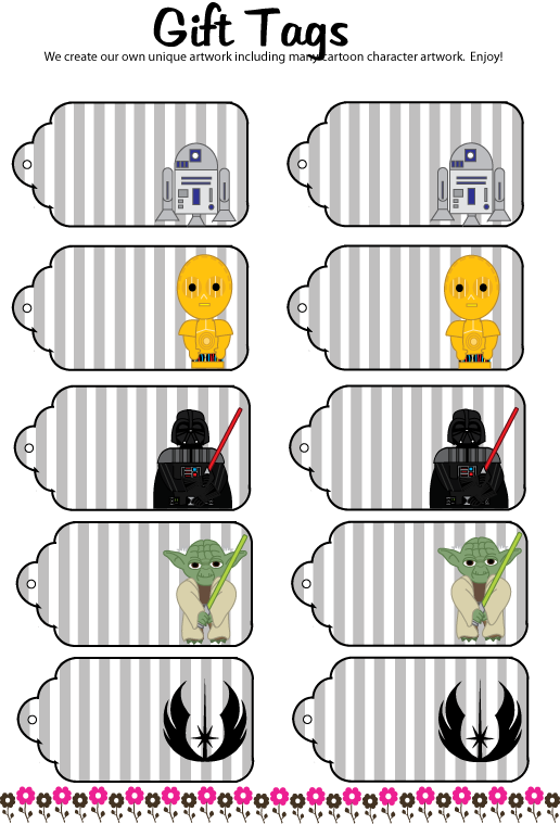 Star Wars Gift Tags Gift Tags