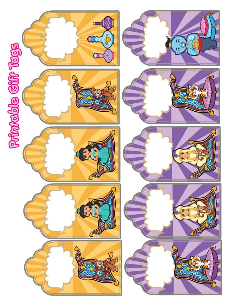 Gift Tags Aladdin  pdf