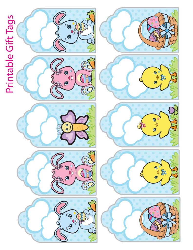 Gift Tags Easter  pdf