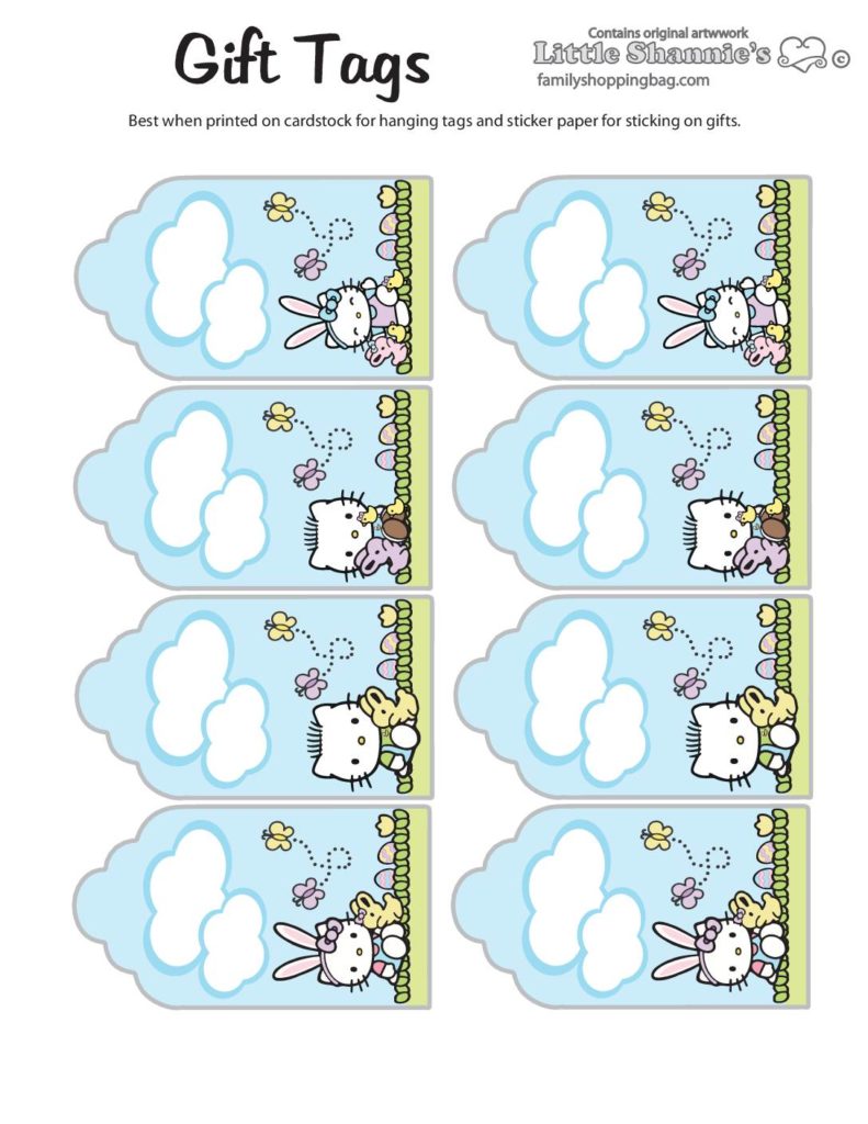 Gift Tags Easter  pdf