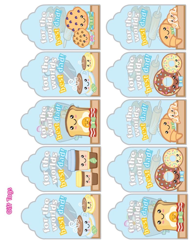 Gift Tags Fathers Breakfast  pdf