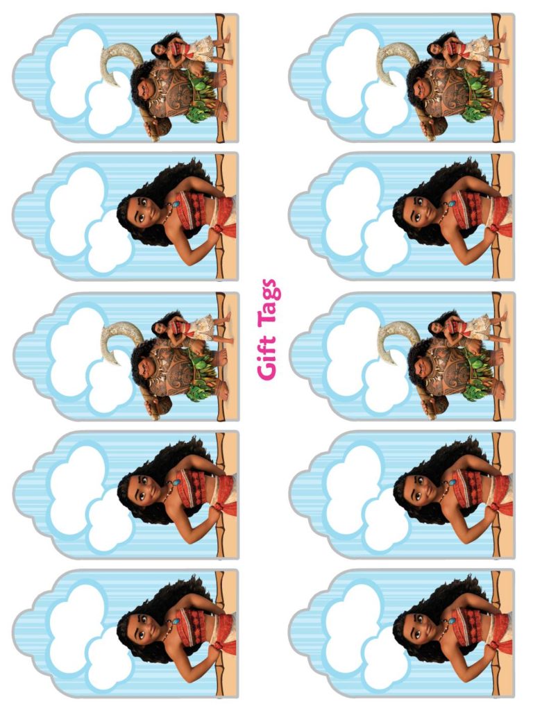 Gift Tags Moana  pdf